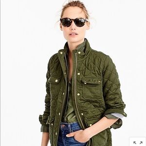 Jcrew Downtown Quilted Field Jacket Size Small